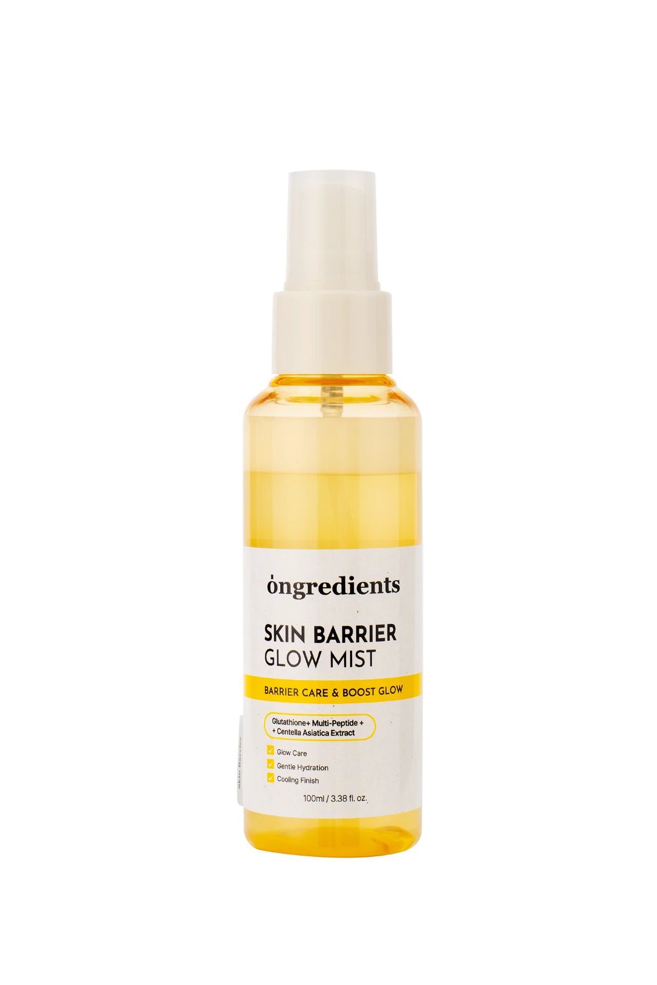 óngredients Skin Barrier Glow Mist